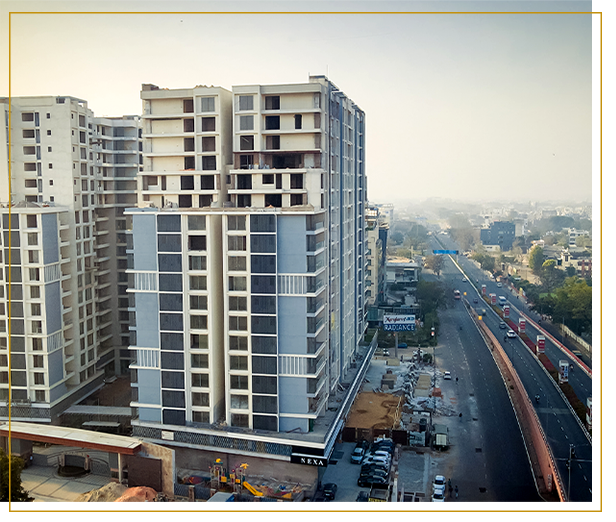 Residential tower at manglam radiance
