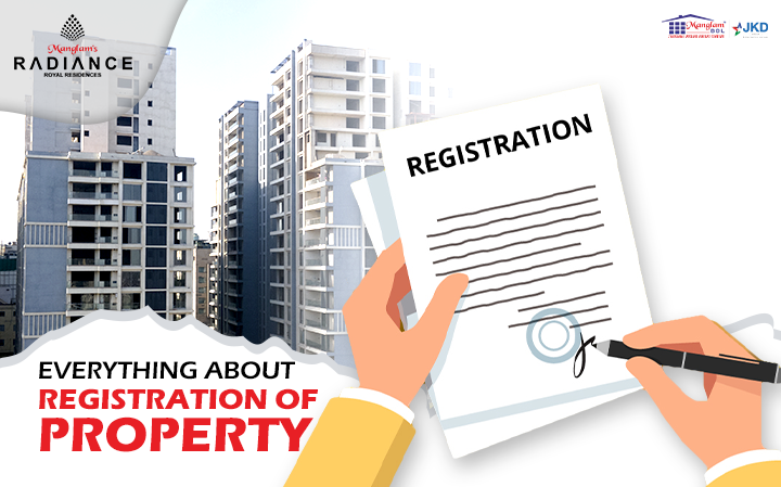 The procedure for the registration of property